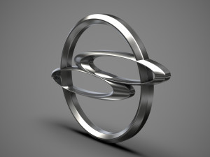 ssang yong logo 3D Model