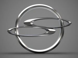 ssang yong logo 3D Model