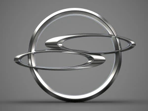ssang yong logo 3D Model
