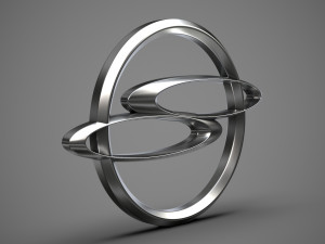 ssang yong logo 3D Model