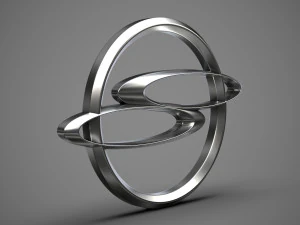 ssang yong logo 3D Model