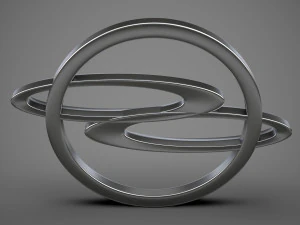 ssang yong logo 3D Model