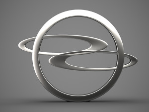 ssang yong logo 3D Model