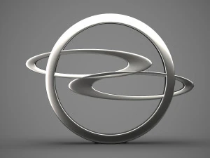 ssang yong logo 3D Model