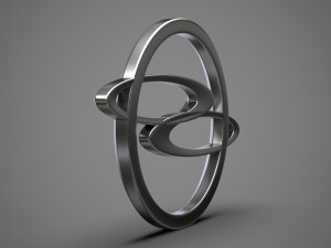 ssang yong logo 3D Model