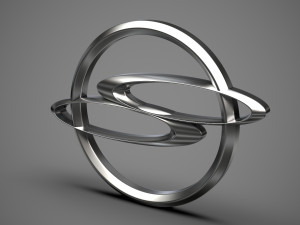 ssang yong logo 3D Model