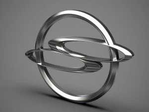 ssang yong logo 3D Model