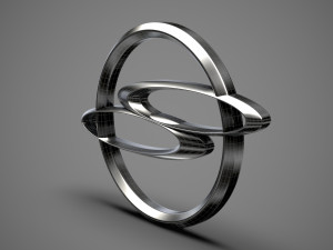 ssang yong logo 3D Model