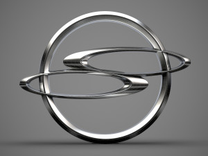 ssang yong logo 3D Model