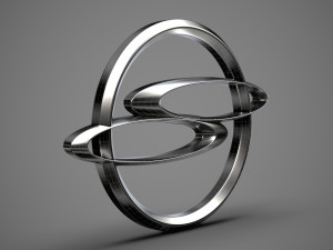 ssang yong logo 3D Model