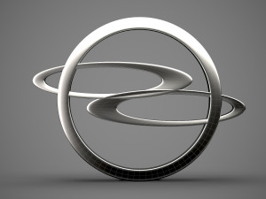 ssang yong logo 3D Model