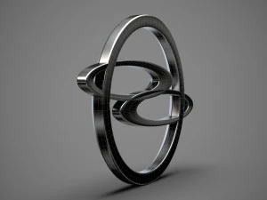 ssang yong logo 3D Model