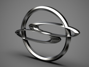 ssang yong logo 3D Model