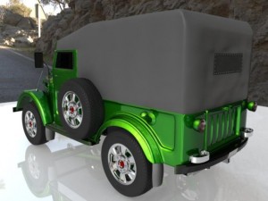 gaz 69 Modelo 3D