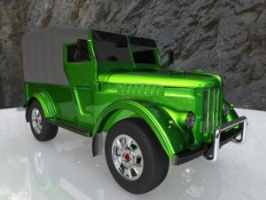 gaz 69 3D Model