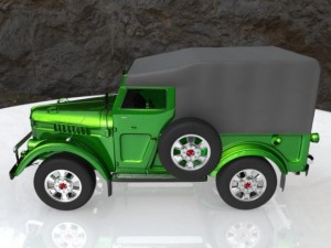 gaz 69 3D Model