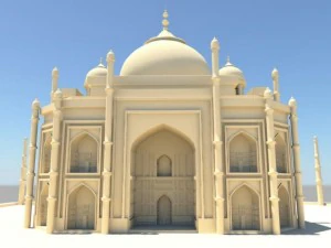 taj mahal 3D Model