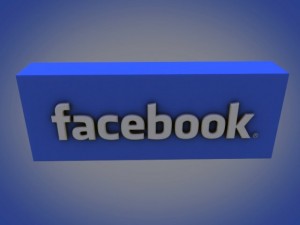 facebook 3d logo Modelo 3D