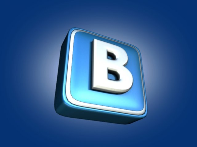 vkontakte 3dlogo 3D Model .c4d .max .obj .3ds .fbx .stl .blend 