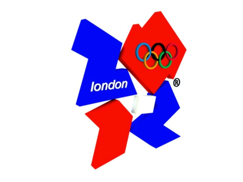 olympic games london 2012  3d logo 3D Model .c4d .max .obj .3ds .fbx .stl .blend 