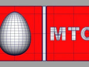 mts 3d logo 3D Model