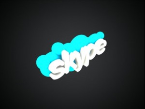 skype3dlogo 3Dモデル