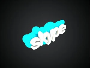 skype3dlogo 3D Model