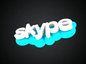 skype3dlogo 3D Model
