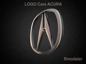 acura 3d logo 3D 모델