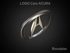 acura 3d logo 3D Model