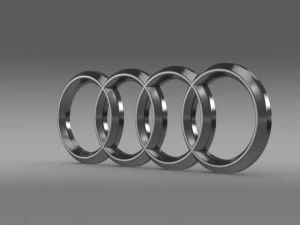 logotipo da audi Modelo 3D