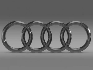 logotipo da audi Modelo 3D