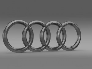 audi logo 3D Модель