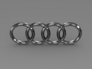 audi logo 3D Модель