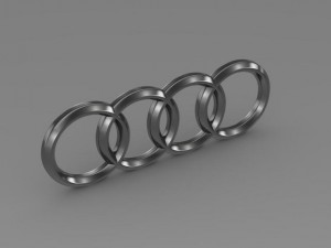 audi logo 3D Модель