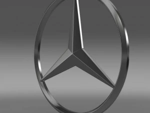 logotipo mercedes Modelo 3D