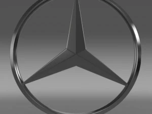 mercedes logo 3D Model
