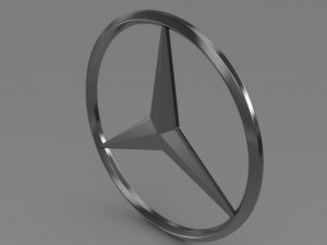 mercedes logo 3D Модель