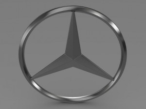 mercedes logo 3D Модель
