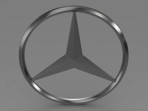 mercedes logo 3D Model