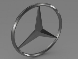 mercedes logo 3D Модель