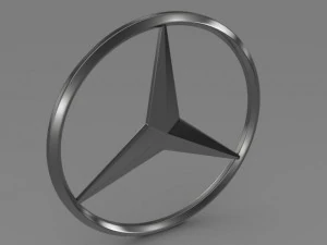mercedes logo 3D Model