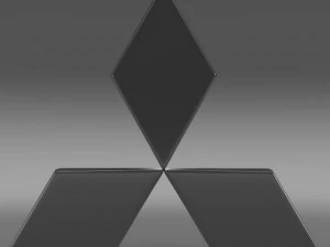 mitsubishi logo 3D Model