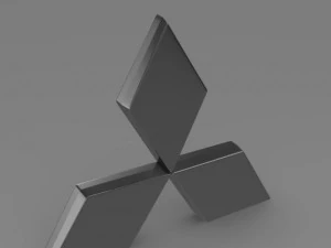 mitsubishi logo 3D Model