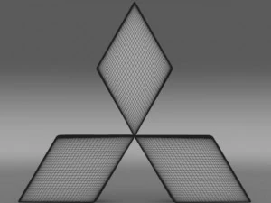 mitsubishi logo 3D Model