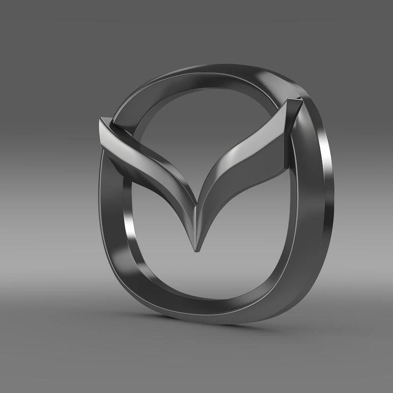 mazda logo 3D Model .c4d .max .obj .3ds .fbx .stl .blend 
