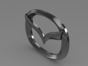 mazda logo 3D मॉडल