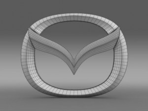 mazda logo 3D मॉडल