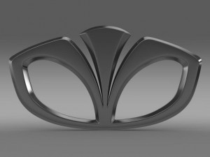daewoo logo Model 3D