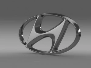 hyundai logo 3D Model